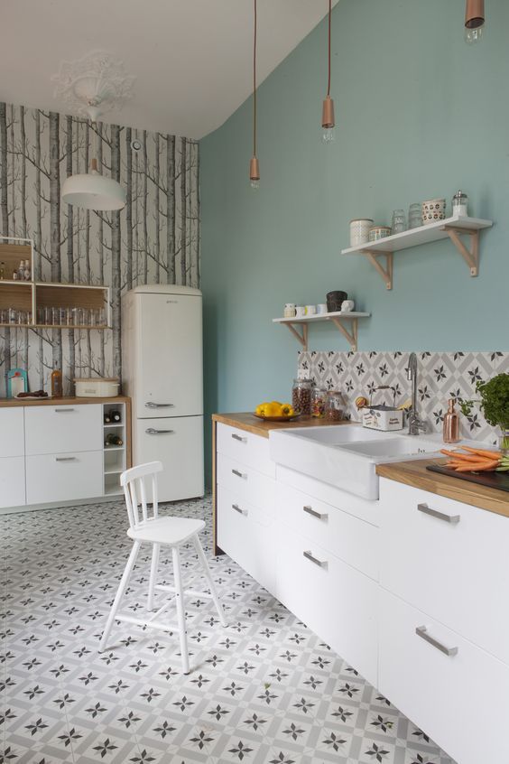 Idee Deco Cuisine Blanche 44 Une Hirondelle Dans Les Tiroirs