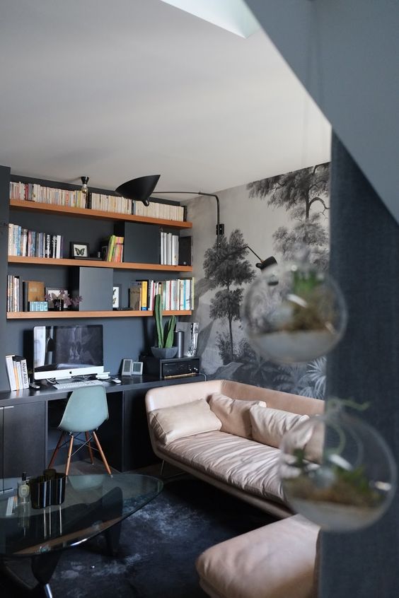 Comment aménager un bureau chambre d'amis ? Une hirondelle dans